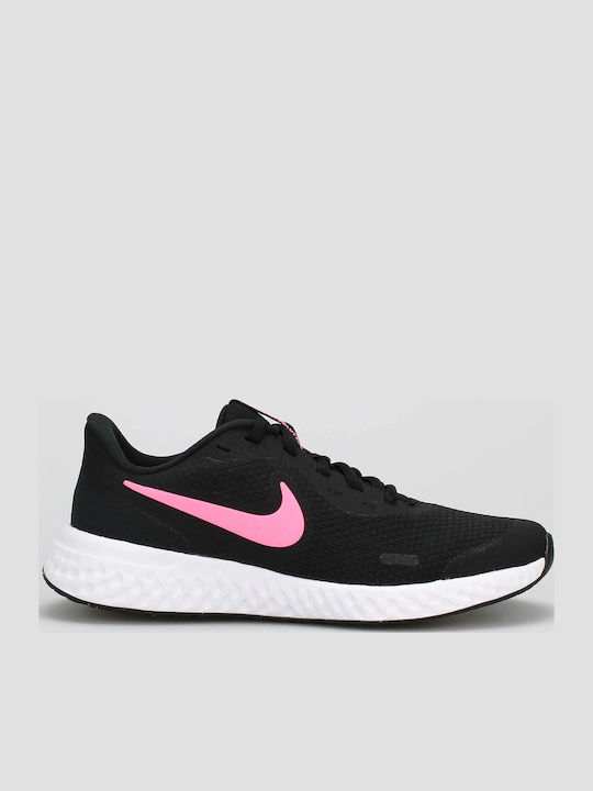 Revolution 5 Gs Детски Спортни Обувки Running с Връзки Черни / Sunset Pulse