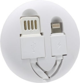 Remax Retractable USB to Lightning Cable Λευκό 1m (Cutebaby)