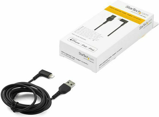 StarTech USB to Lightning Cable Μαύρο 1m (RUSBLTMM1MB)