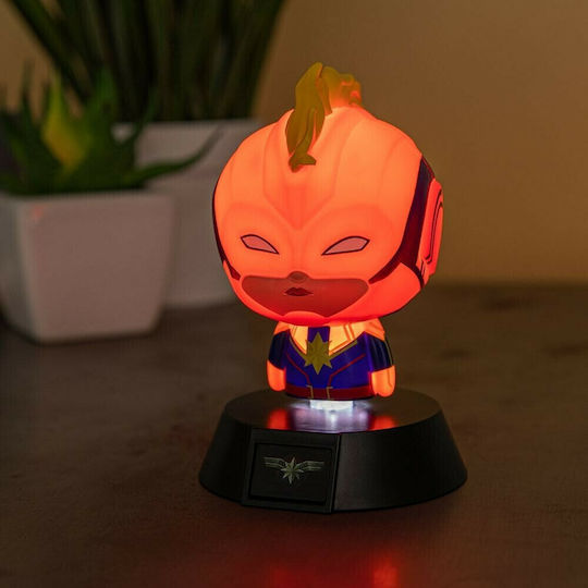 Paladone LED Kinder Dekorative Lampe Captain Marvel Mehrfarbig 10εκ.