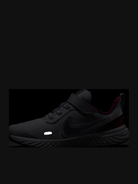 Revolution Revolution 5 Kids Sports Shoes Running with Hoop & Loop Closure Football Grey / Purple Pulse / Fireberry