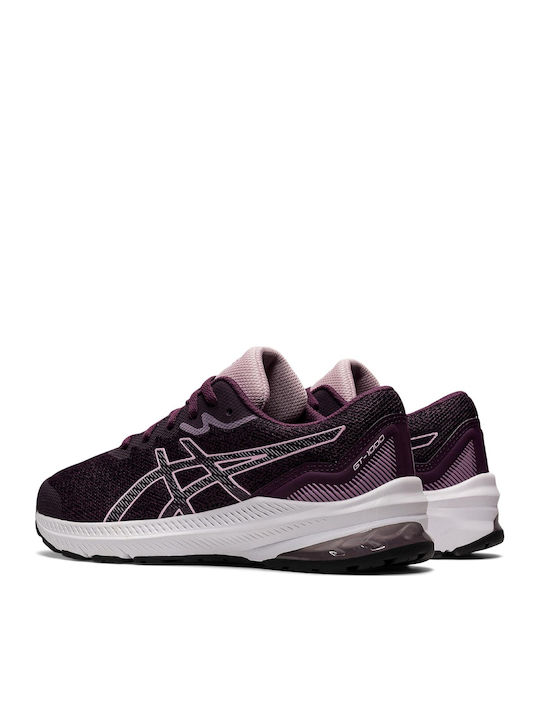 GT-1000 11 GS Kids Sports Shoes Running with Laces Purple