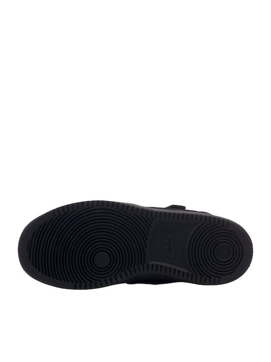 Court Court Borough PSV Kids Sports Shoes Basketball with Hoop & Loop Closure Black