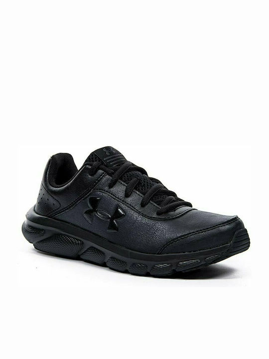 UA GS Assert 8 UFM SYN Αθλητικά Παιδικά Παπούτσια Running με Κορδόνια Μαύρα
