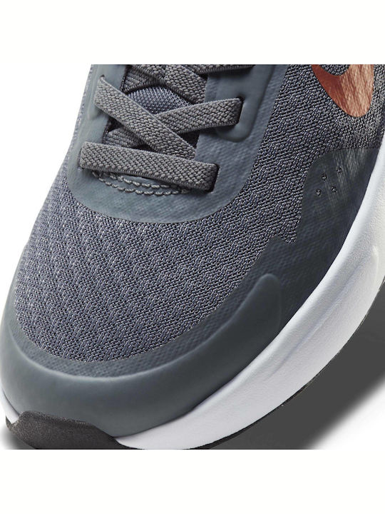 Wearallday Детски Спортни Обувки Running с Велкро Сиви