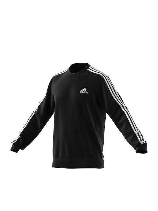 Essentials 3-Stripes Sweatshirt Schwarz