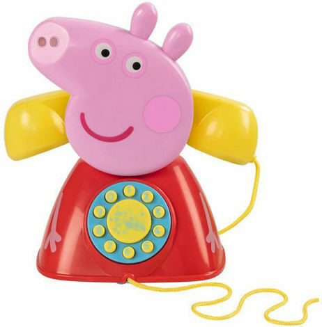 HTI Rollenspielzeug Peppa Pig Telephone Peppa Schwein