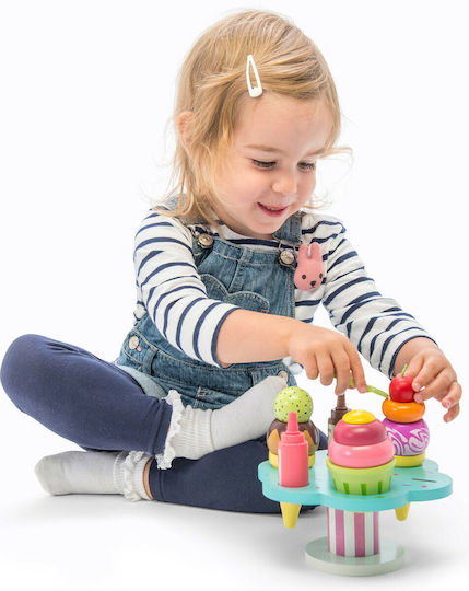 Le Toy Van Hölzernes Eis am Stiel von Karlo #tv310 aus Holz für 3+ Jahre 12 Stück