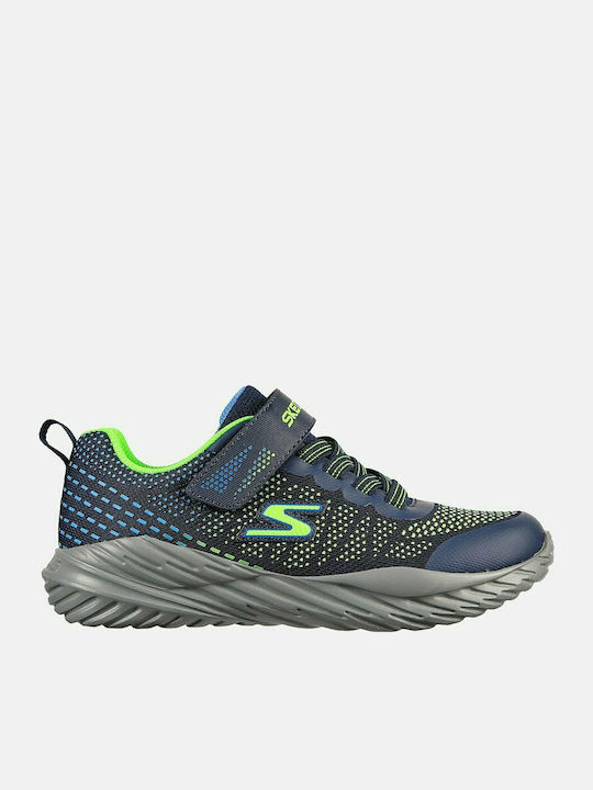 Nitro Sprint Αθλητικά Παιδικά Παπούτσια Running με Σκρατς Μπλε