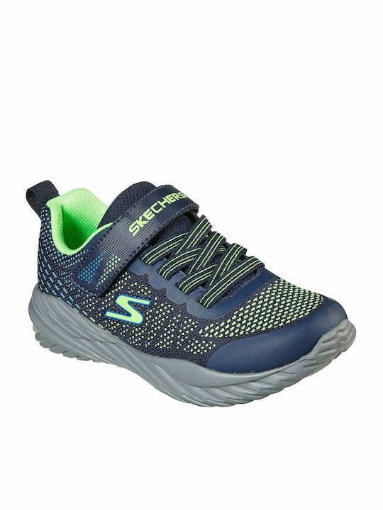 Nitro Sprint Αθλητικά Παιδικά Παπούτσια Running με Σκρατς Μπλε