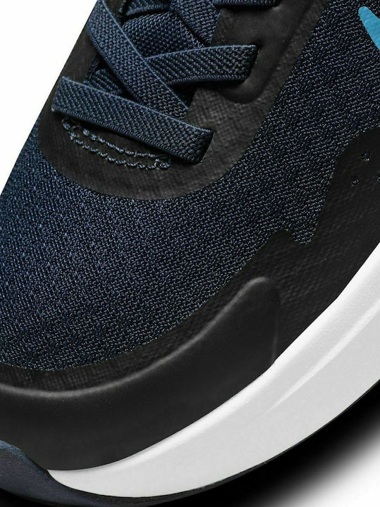 Wearallday PSV Kids Sports Shoes Running with Hoop & Loop Closure Navy Blue