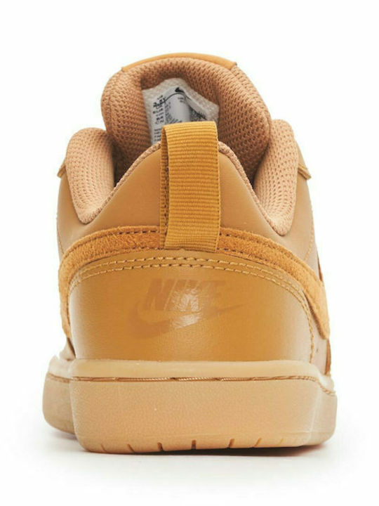 Court Borough Low 2 GS Jr Kids Basketball Shoes with Laces Brown