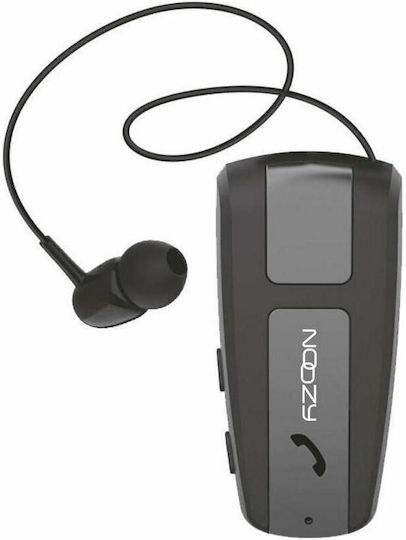 Noozy Roller BH67 In-ear Bluetooth Handsfree Ακουστικό Πέτου Μαύρο