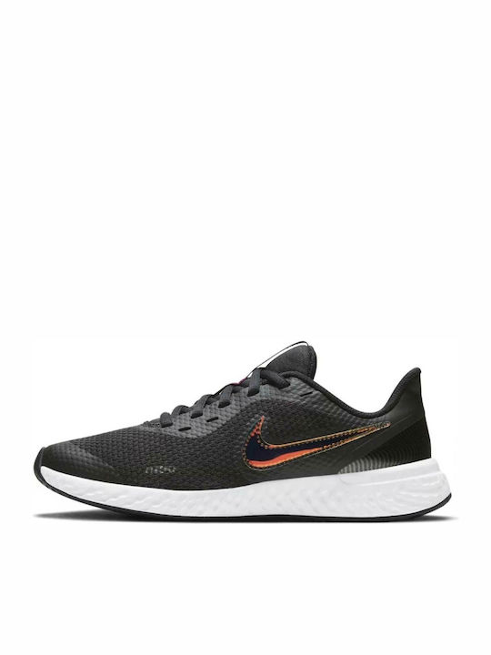 Revolution 5 Power Αθλητικά Παιδικά Παπούτσια Running με Κορδόνια Off Noir / Multi Color / Red Plum / White