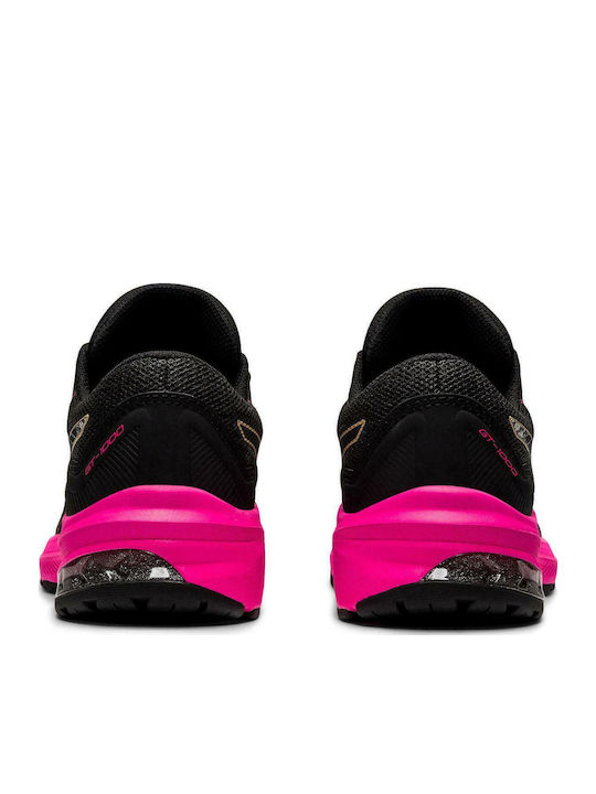GT-1000 11 GS Kids Sports Shoes Running with Laces Black