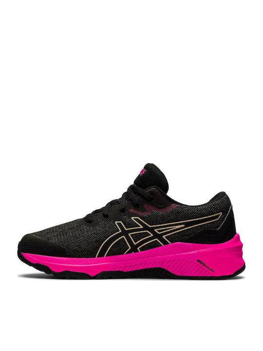 GT-1000 11 GS Kids Sports Shoes Running with Laces Black