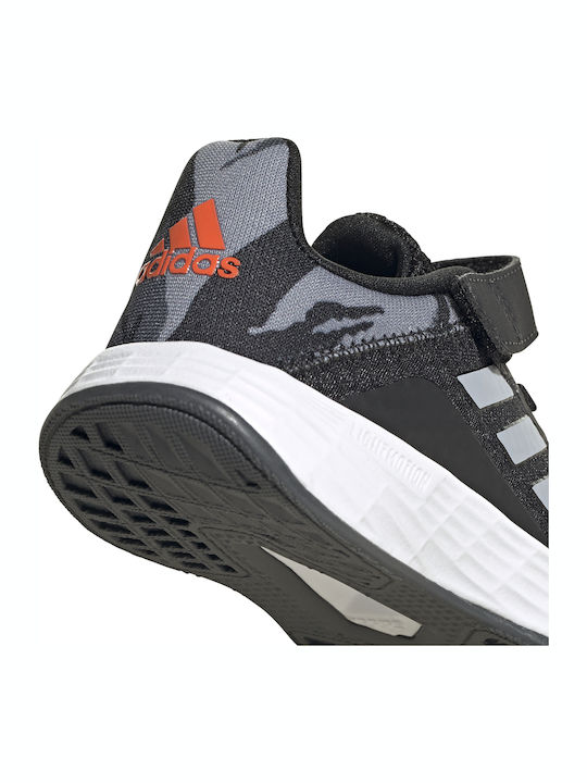 Duramo Duramo SL I Kids Sports Shoes Running with Hoop & Loop Closure Core Black / Halo Silver / Solar Red