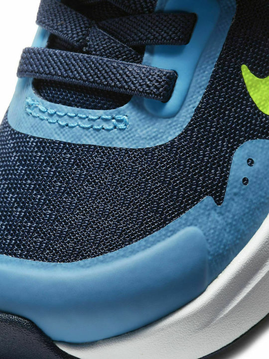 Wearallday Tdv Kids Sports Shoes Running with Hoop & Loop Closure Blue