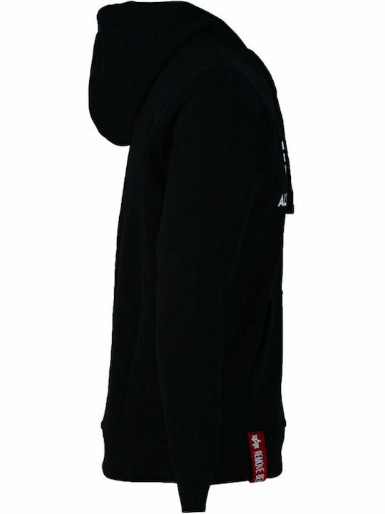 Basic Sweatshirt mit Kapuze Schwarz