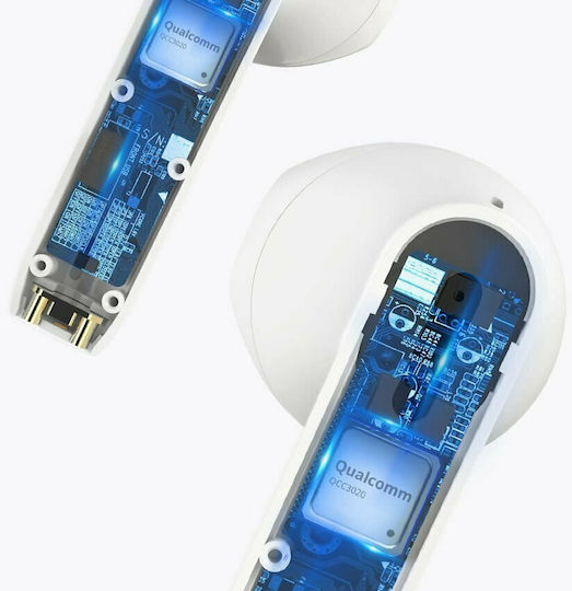 Tronsmart Onyx Ace Слушалка за ухо Bluetooth Handsfree Безжични слушалки с Калъф за Зареждане Бяа