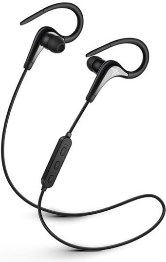 Savio WE-03 In-ear Bluetooth Handsfree Căști cu Rezistență la Transpirație Negru