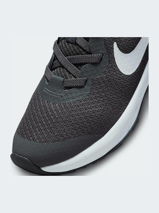 Revolution Revolution 6 Nn Kids Sports Shoes Running with Hoop & Loop Closure Iron Grey / White