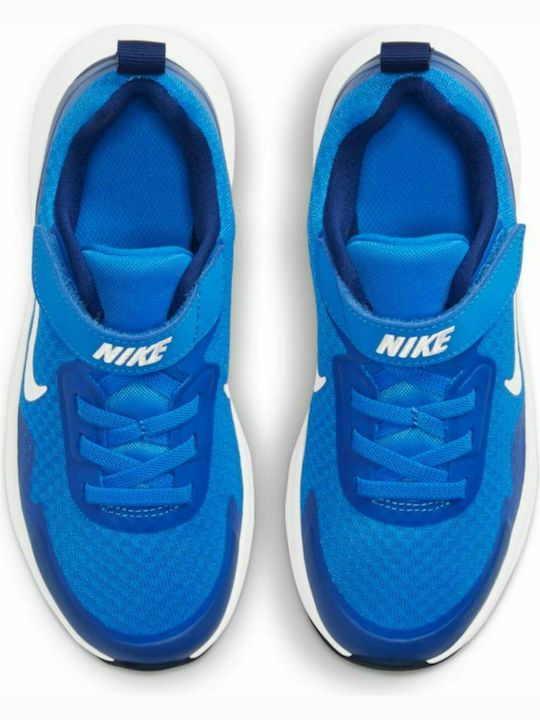 Wearallday Psv Kids Sports Shoes Running with Hoop & Loop Closure Blue