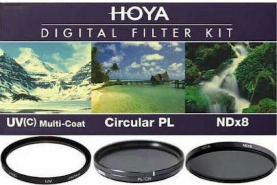 Hoya Digital Filter Kit II CPL / ND / UVFilter Kit 55mm for Camera Lenses