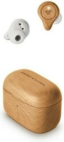 Energy Sistem Eco In-ear Bluetooth Handsfree Ακουστικά με Θήκη Φόρτισης Beech Wood