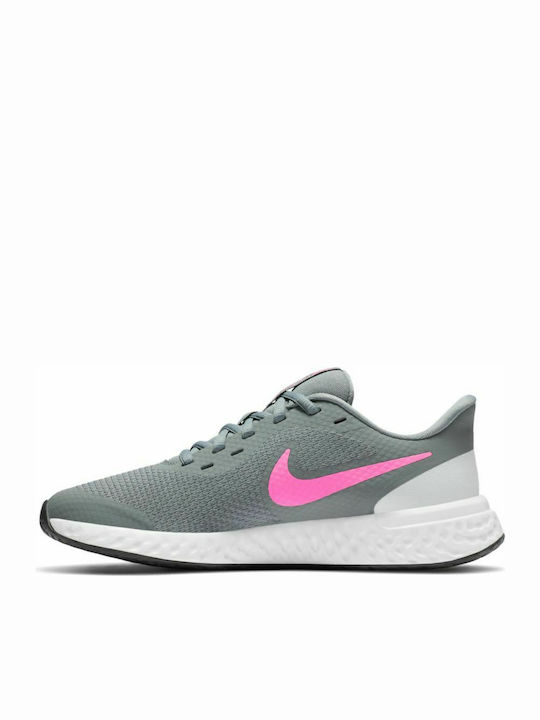 Revolution Revolution 5 (GS) Kids Sports Shoes Running with Laces Gray