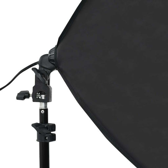 vidaXL Kit Foto- und Videobeleuchtungsset 24W Mit Softbox und Stativ