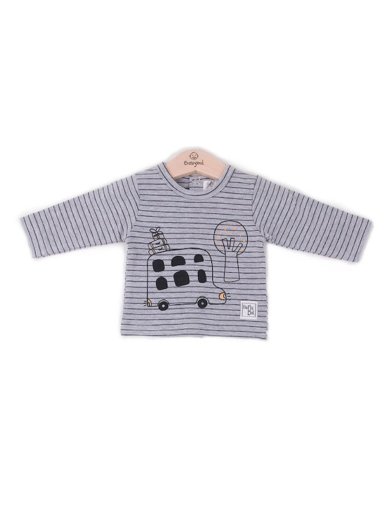 Babybol Kids Set with Pants Winter 2pcs Gray