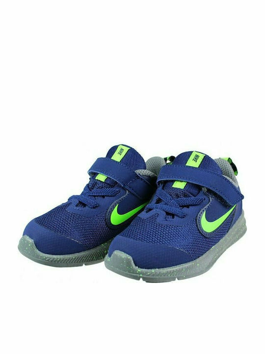 Downshifter Downshifter 9 Kids Sports Shoes Running with Hoop & Loop Closure Blue
