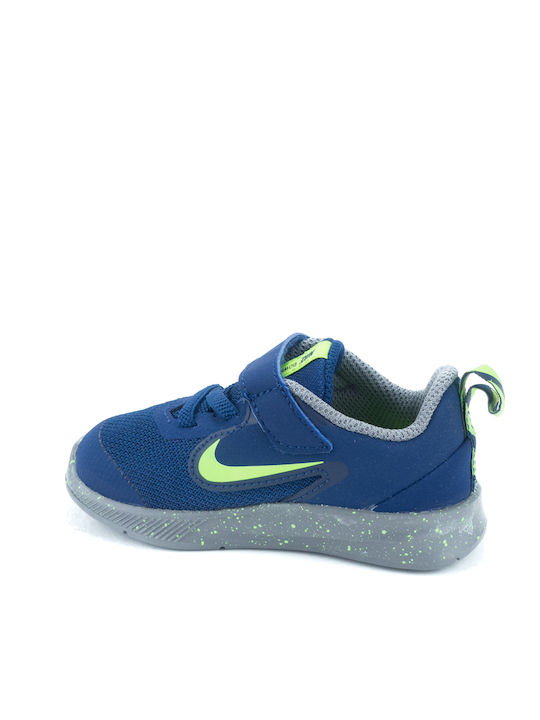 Downshifter Downshifter 9 Kids Sports Shoes Running with Hoop & Loop Closure Blue