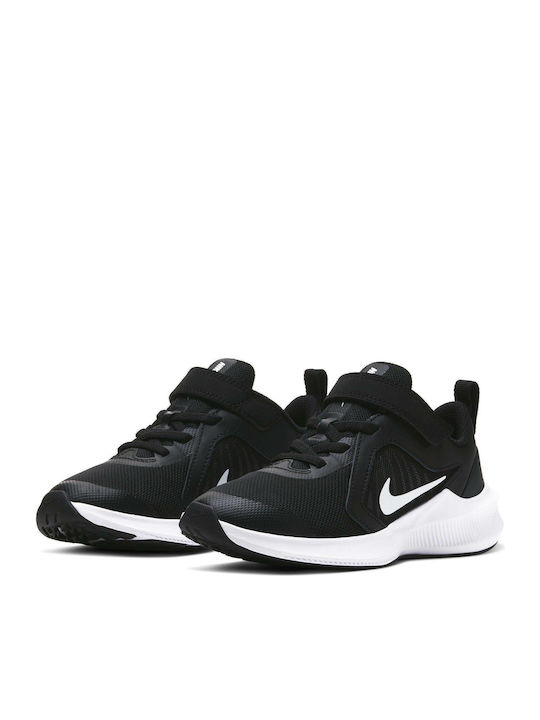 Downshifter Downshifter 10 Kids Sports Shoes Running with Hoop & Loop Closure Black