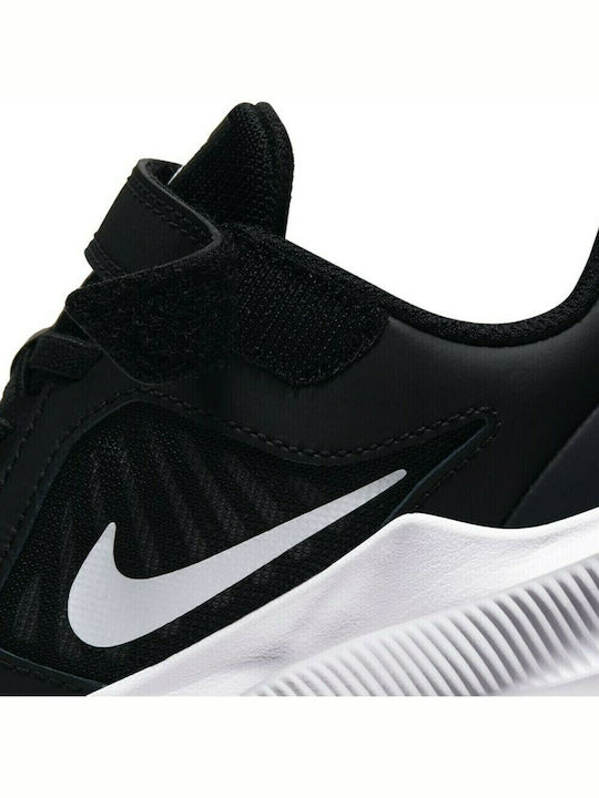Downshifter Downshifter 10 Kids Sports Shoes Running with Hoop & Loop Closure Black