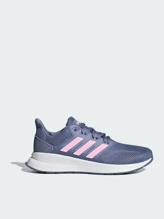 Runfalcon K Incaltaminte Sport Copii Alergare Cu Șireturi Indigo Raw / Roz Adevărat / Negru Core