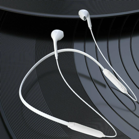 Dudao U5B In-ear Bluetooth Handsfree Ακουστικά Λευκά