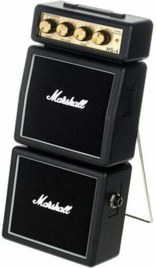 Marshall MS-4 Mini Ενισχυτής Ηλεκτρικής Κιθάρας 2 x 3" 1W Μαύρος