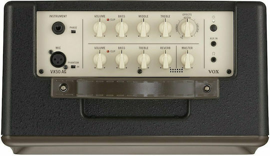 Vox VX50-AG Λαμπάτος Combo Ενισχυτής Ακουστικών Οργάνων 1 x 8" 50W Καφέ
