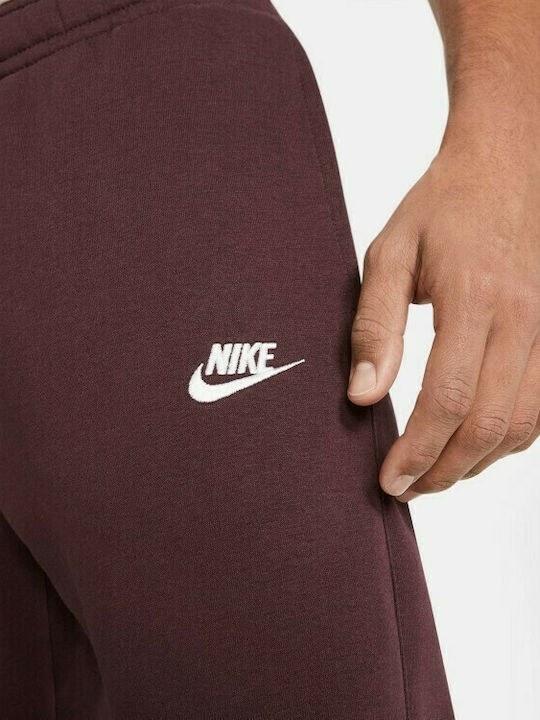 Sportswear Sweatpants with Elastic Burgundy