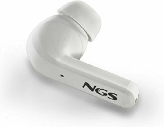 NGS Artica Crown In-ear Bluetooth Handsfree Earphones with Charging Case White