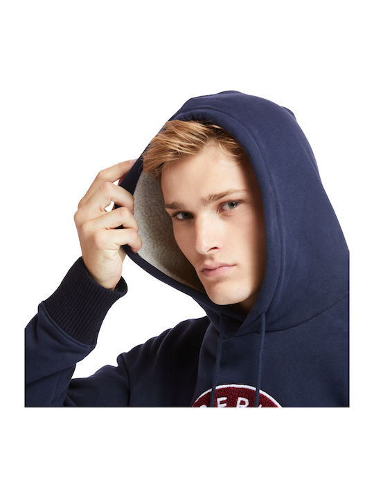 Sweatshirt mit Kapuze Marineblau