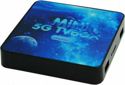 Andowl TV Box Q5G Mini 4K UHD με WiFi USB 2.0 / USB 3.0 4GB RAM και 64GB Αποθηκευτικό Χώρο με Λειτουργικό Android 10.0