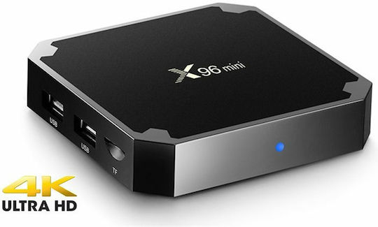 TV Box X96 Mini 4K UHD με WiFi USB 2.0 2GB RAM και 16GB Αποθηκευτικό Χώρο με Λειτουργικό Android 7.1
