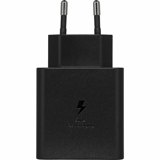 Samsung Φορτιστής Χωρίς Καλώδιο με Θύρα USB-A και Θύρα USB-C 35W Power Delivery / Quick Charge 3.0 / Quick Charge 2.0 Μαύρος (EP-TA220NBEGEU)
