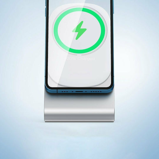 Choetech Φορτιστής Magsafe 15W Ασημί (T517-F)