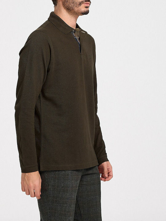 Polo Long Sleeve Blouse Green