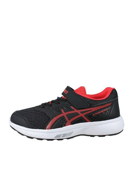 Stormer 2 PS Incaltaminte Sport Copii Alergare Cu Închidere Hoop & Loop Negre