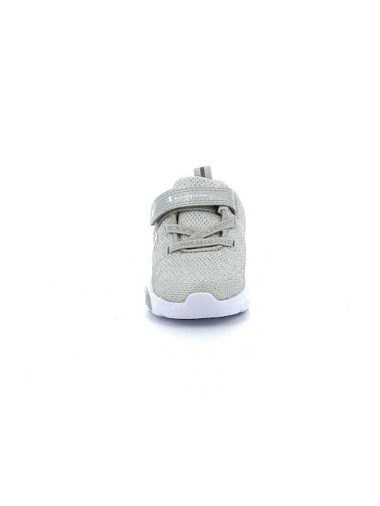 Wave Παιδικά Sneakers με Σκρατς & Φωτάκια Γκρι